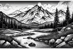 mountain landscape

"Nature Calls" tattoo idea