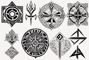 Viking symbol l tattoo idea
