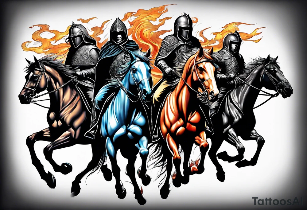 Four horsemen tattoo idea