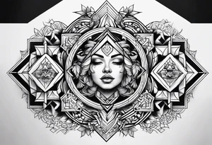 Chest tattoo tattoo idea