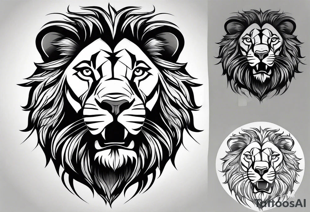 Lion from atlas tattoo idea