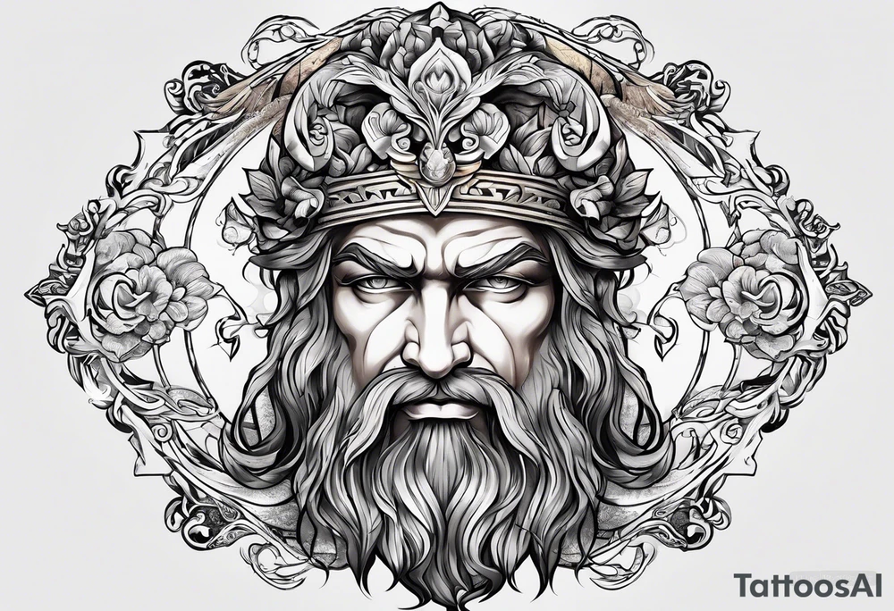 greek god tattoo idea
