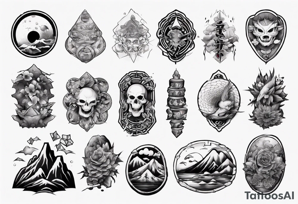 A rock tattoo idea