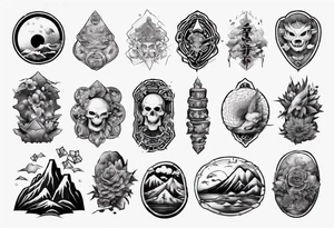 A rock tattoo idea