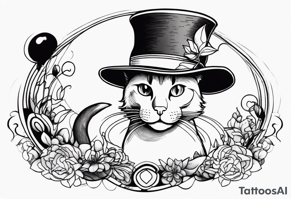 cat in the hat tattoo idea