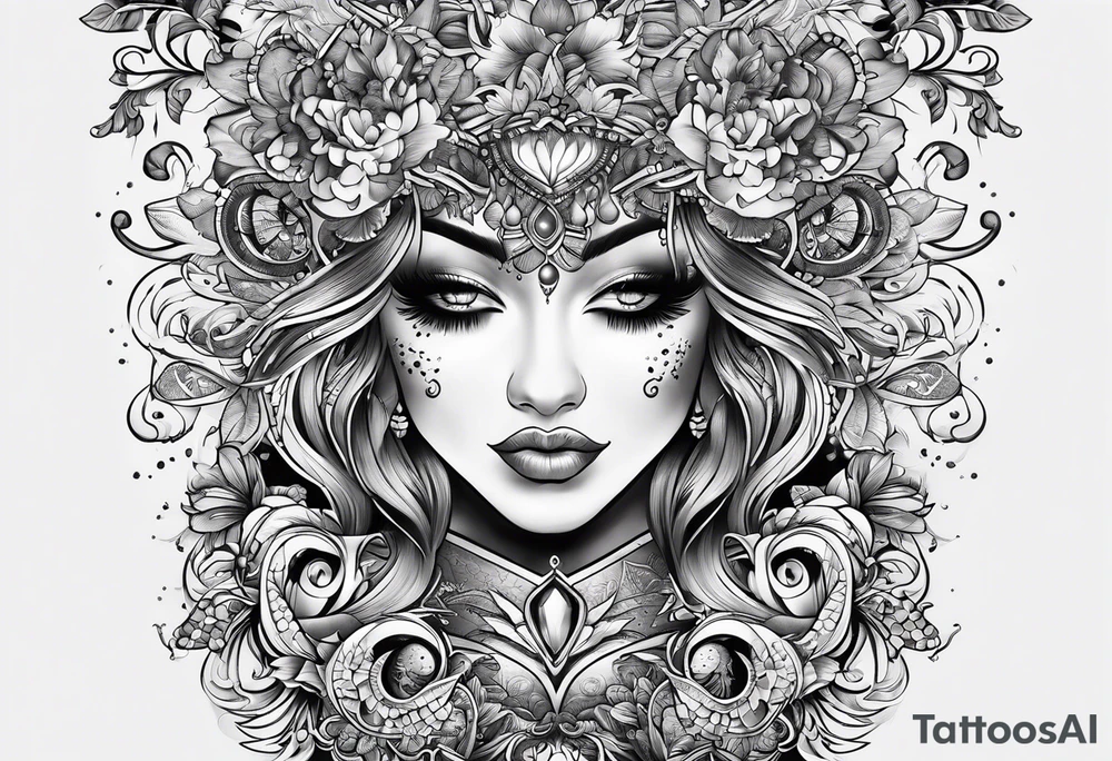 Fine Tatoo design with the word relish tattoo idea