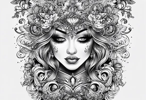 Fine Tatoo design with the word relish tattoo idea