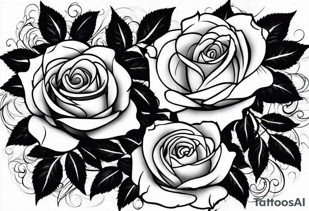detroit city  , roses tattoo idea