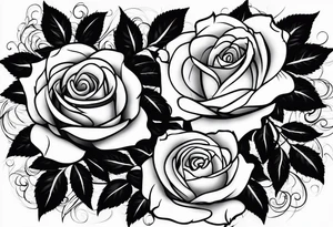 detroit city  , roses tattoo idea