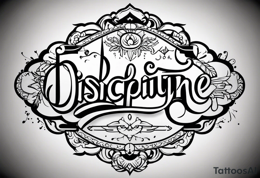 Discipline tattoo idea