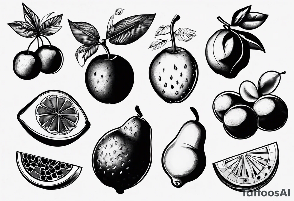 Fruits tattoo idea
