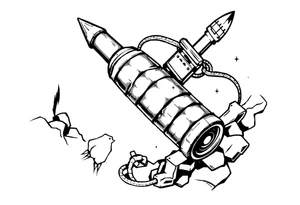 Rocket propelled grenade Russian tattoo idea