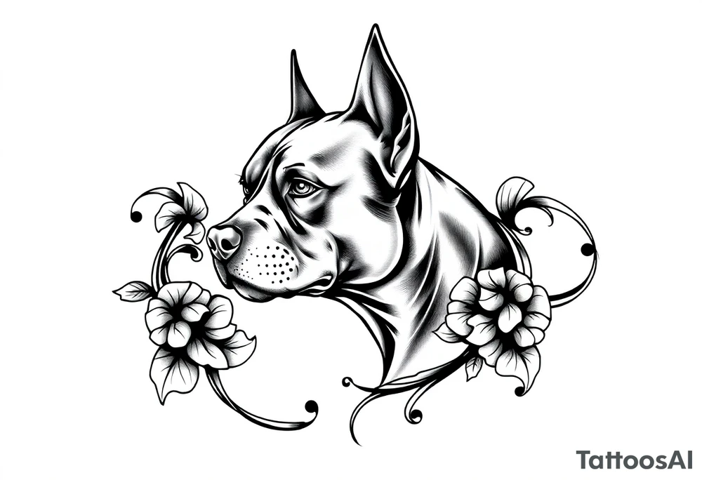 PITBULL tattoo idea