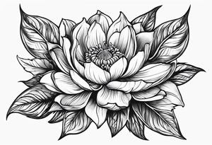 Plant plead outlines tattoo idea
