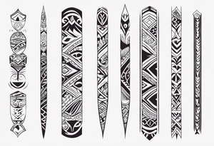 maori tribal  spine tattoo tattoo idea
