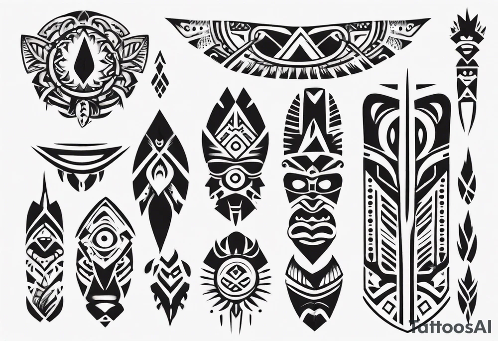 Polynesian tattoo idea