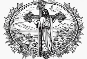 Christian tattoos
Jesus
Cross
Red sea parted 
Lamb
Bible verses tattoo idea