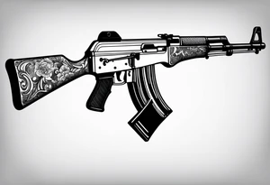 ak 47 tattoo idea