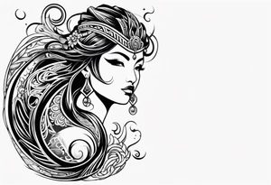 aquarius tribal tattoo tattoo idea