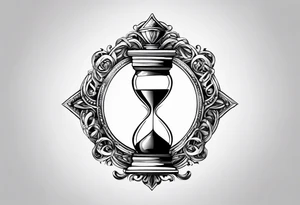 infinity symbol as an hourglass tattoo idea