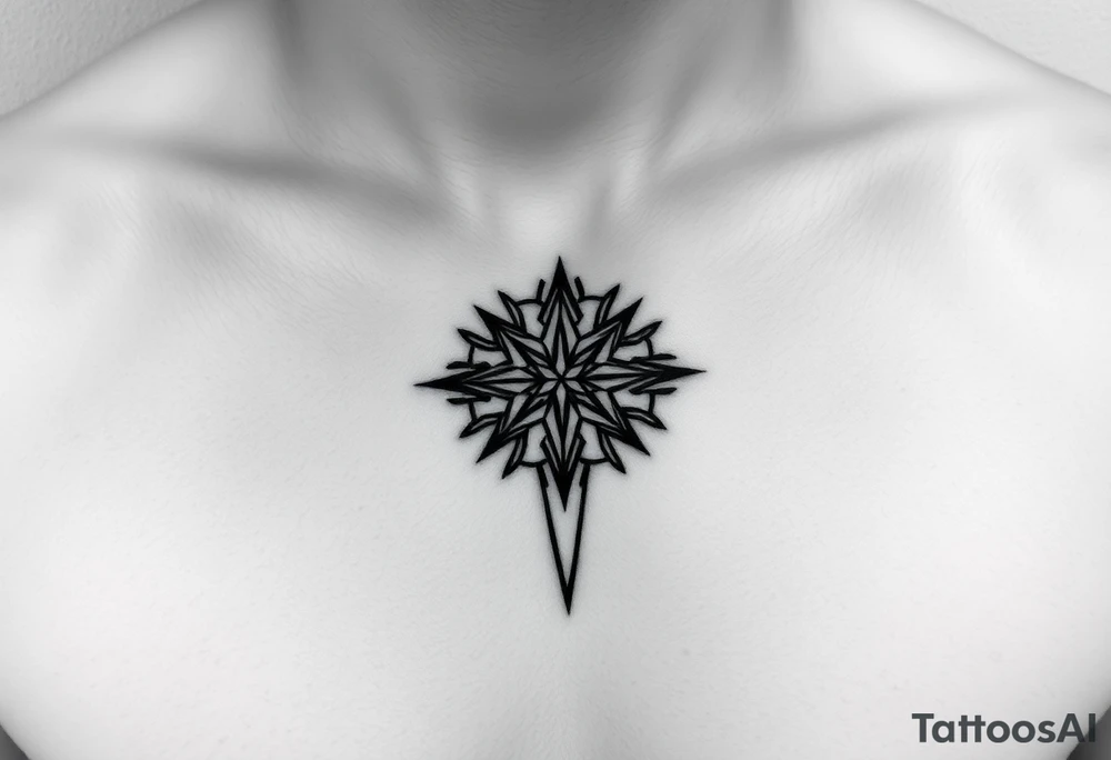 I want to create a tattoo in the center of my chest, close to my heart. It's a tattoo that I want to look at during the worst days of my life or whenever I am having a low day. To remind myself to trust the system, to trust the universe, and to trust myself. To have faith and be a warrior. To have that resilience to get back up. And yeah, like a mix of that feeling and also just to let go and trust that things will work out fine. tattoo idea