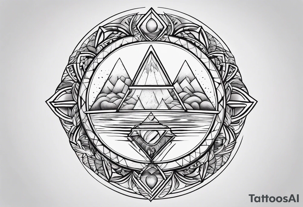 Tattoo about life balance tattoo idea