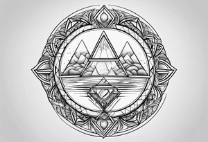 Tattoo about life balance tattoo idea