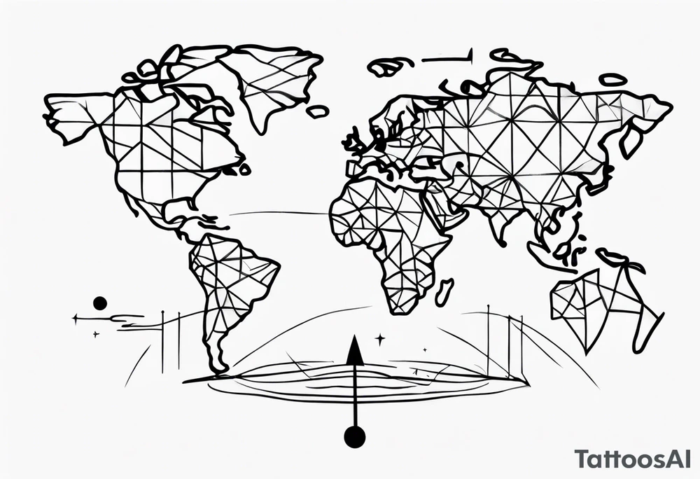 Coordinates tattoo idea