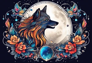 Constellation, animal tattoo idea