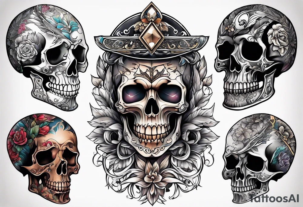 Skeleton tattoo idea
