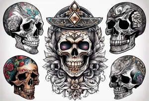 Skeleton tattoo idea