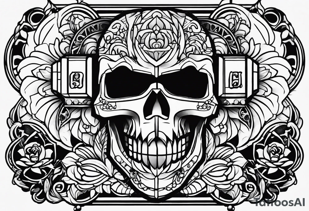 Lego block tattoo idea