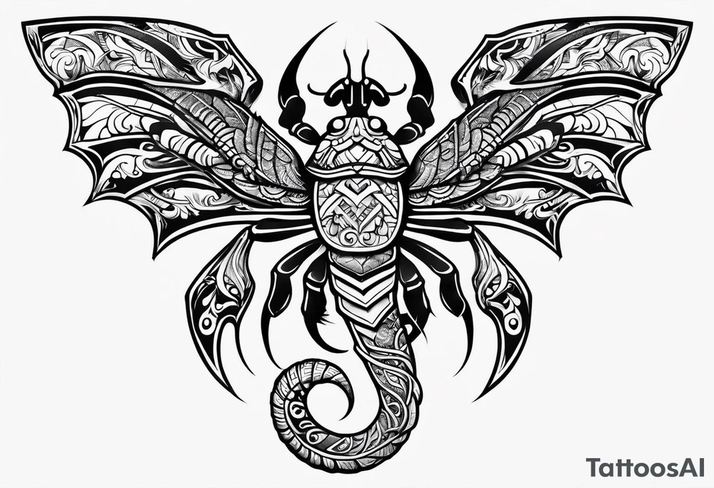 scorpio tattoo idea
