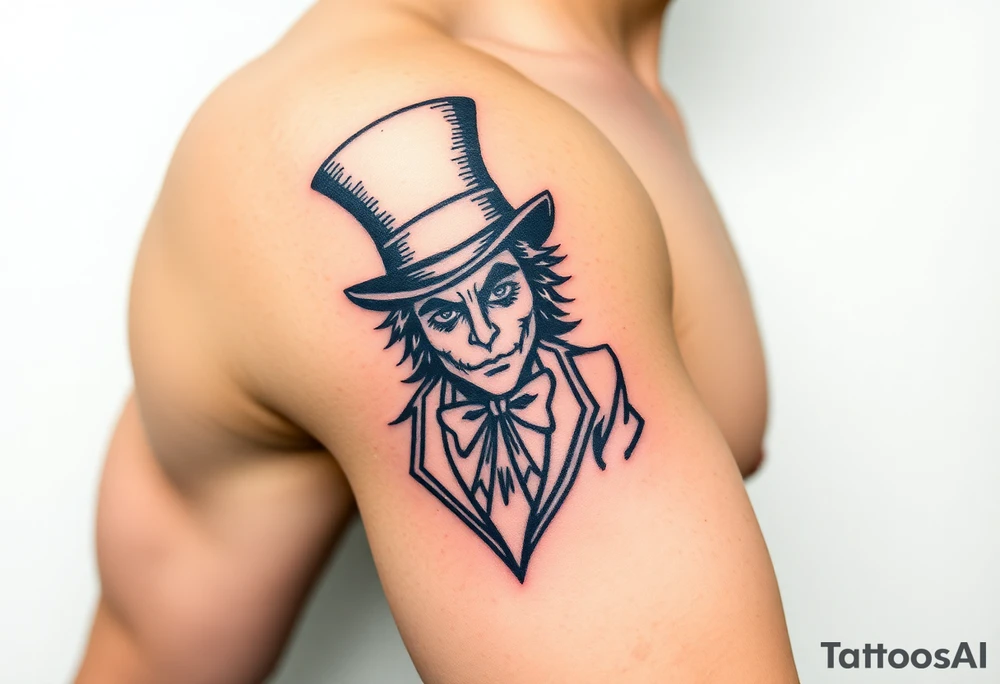 the mad hatter tattoo idea