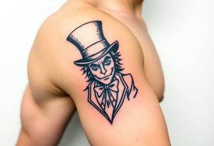 the mad hatter tattoo idea
