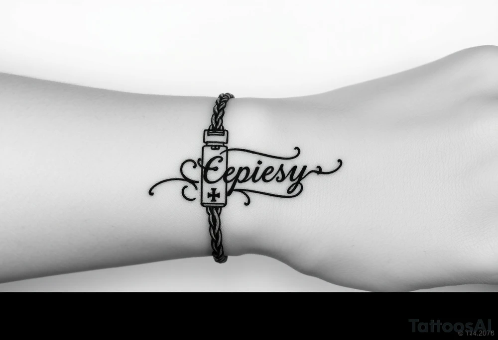 Medical alert bracelet 
Epilepsy
Andrea collier
16/4/1976
A+ tattoo idea