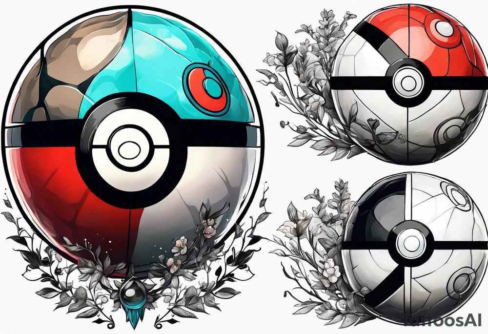 simple pokeball tattoo tattoo idea