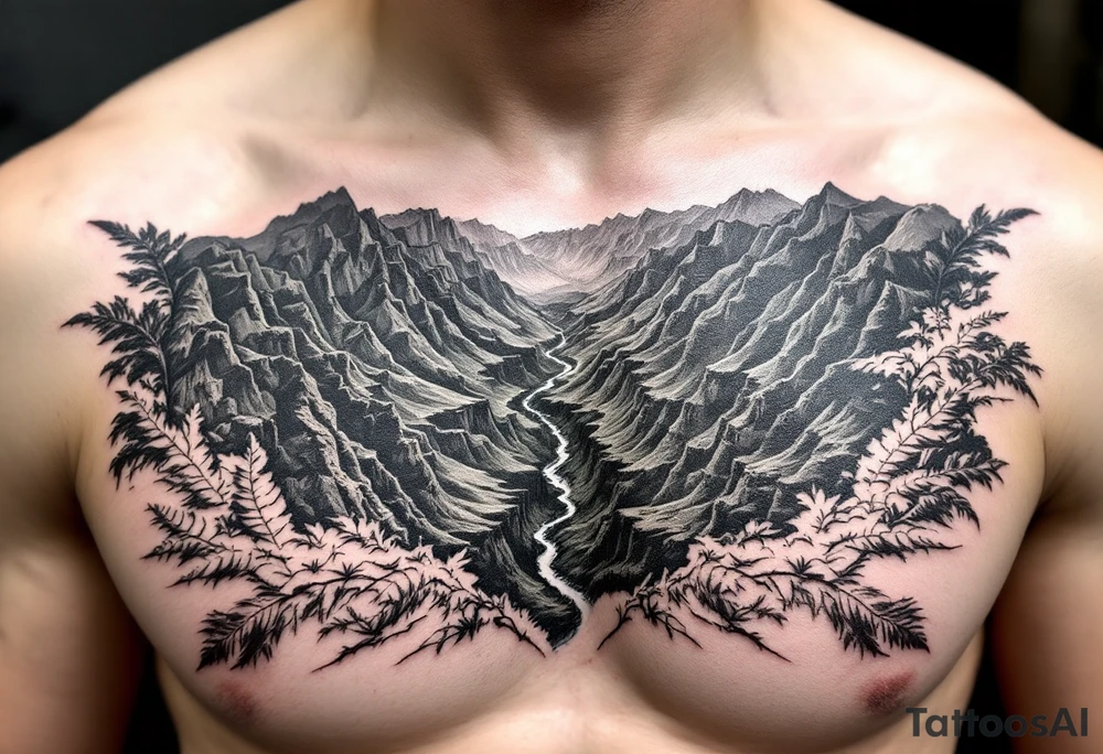 iao valley in Maui tattoo idea