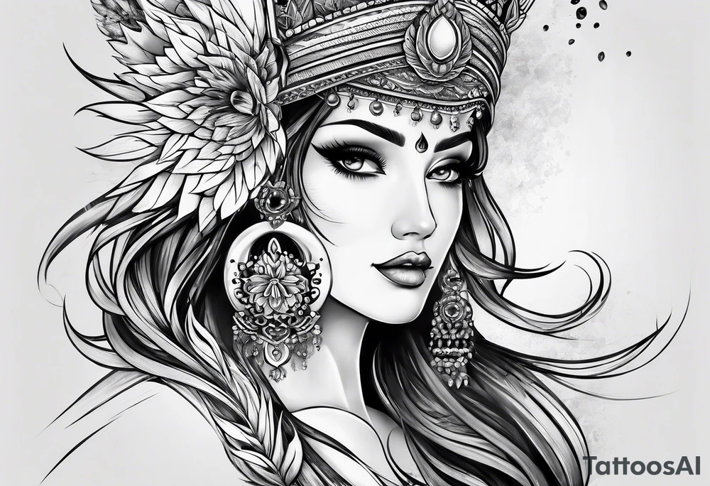 3 arrrows tattoo idea