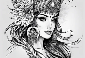 3 arrrows tattoo idea