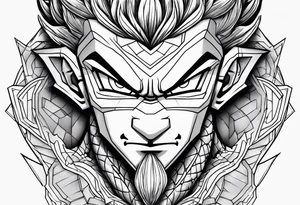 Dragon ball z sleeve tattoo idea