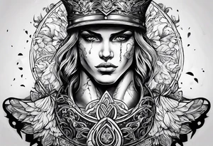 Integrity, strength, broken heart ,survivor symbolism tattoo idea