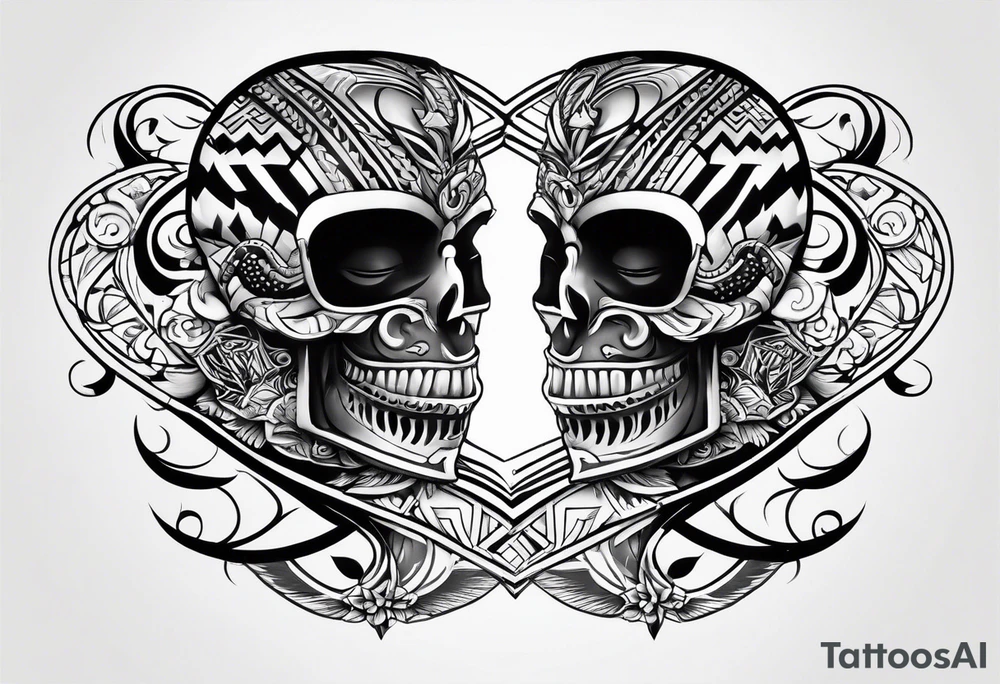small symbol for male twins on ankles tattoo idea