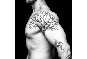 Tree of life celtic tattoo idea