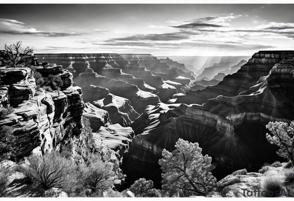 Grand Canyon tattoo idea