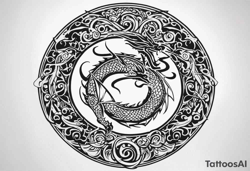 dragon tattoo idea