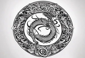 dragon tattoo idea