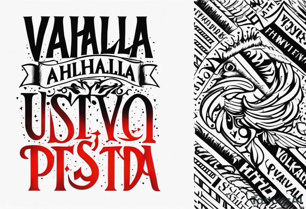 Valhalla  ptsd tattoo idea