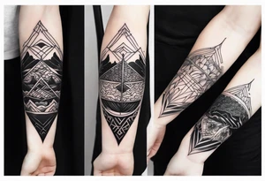 dark, japanese,forearm, small tattoo idea