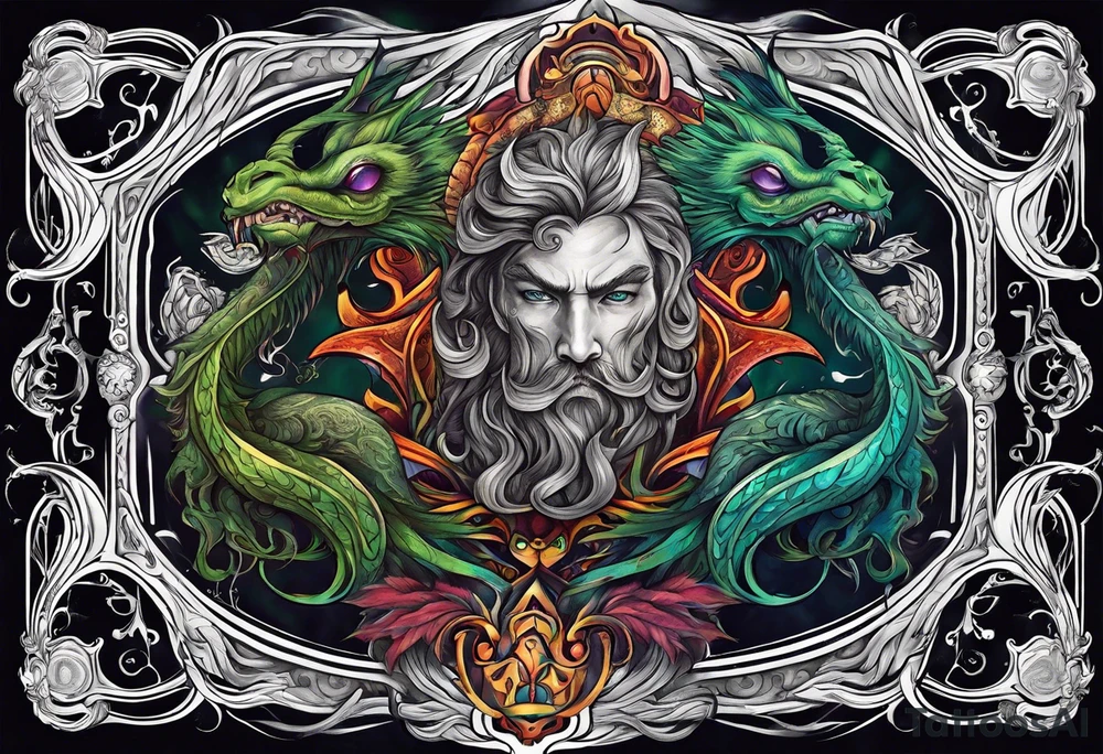 Eldritch beasts tattoo idea